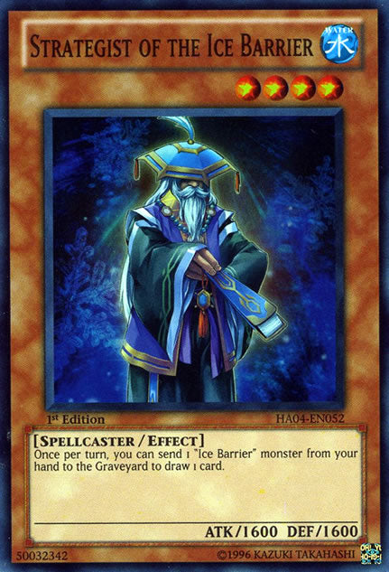 Strategist of the Ice Barrier [HA04-EN052] Super Rare - Duel Kingdom