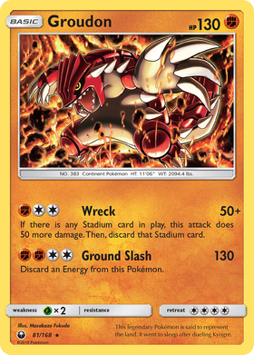 Groudon (81/168) [Sun & Moon: Celestial Storm] - Duel Kingdom