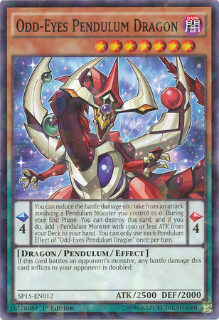 Odd-Eyes Pendulum Dragon [SP15-EN012] Shatterfoil Rare - Duel Kingdom