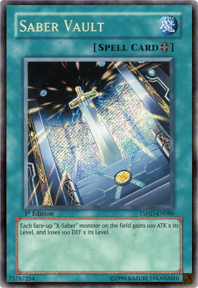 Saber Vault [TSHD-EN086] Secret Rare - Duel Kingdom