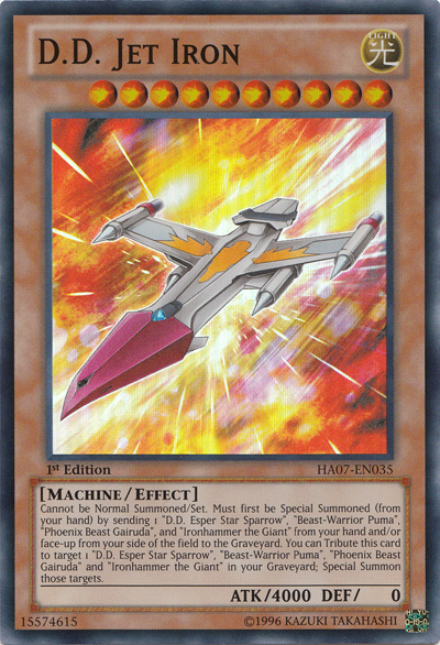 D.D. Jet Iron [HA07-EN035] Super Rare - Duel Kingdom