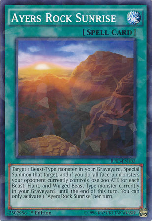 Ayers Rock Sunrise [BP03-EN183] Shatterfoil Rare - Duel Kingdom