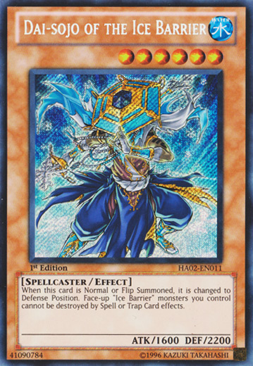 Dai-sojo of the Ice Barrier [HA02-EN011] Secret Rare - Duel Kingdom