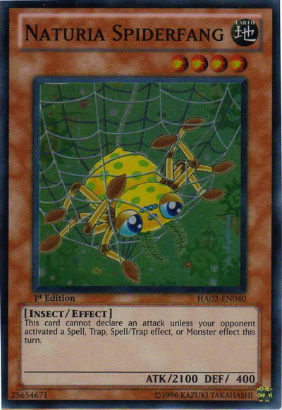 Naturia Spiderfang [HA02-EN040] Super Rare - Duel Kingdom