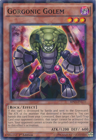 Gorgonic Golem [BP03-EN110] Shatterfoil Rare - Duel Kingdom