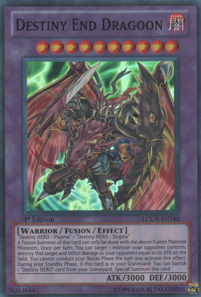 Destiny End Dragoon [LCGX-EN140] Super Rare - Duel Kingdom