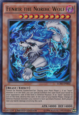 Fenrir the Nordic Wolf [LC05-EN002] Ultra Rare - Duel Kingdom