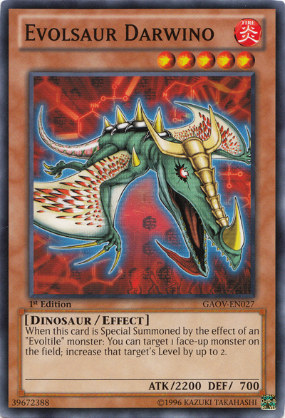 Evolsaur Darwino [GAOV-EN027] Common - Duel Kingdom