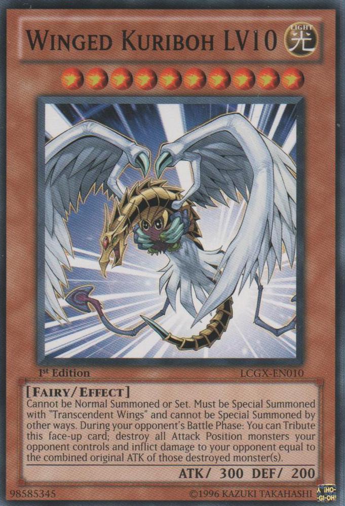 Winged Kuriboh LV10 [LCGX-EN010] Common - Duel Kingdom