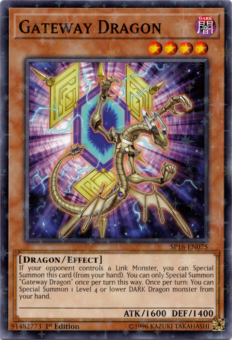 Gateway Dragon [SP18-EN025] Starfoil Rare - Duel Kingdom