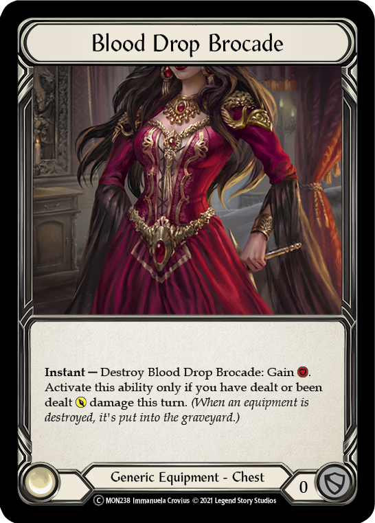 Blood Drop Brocade [U-MON238] Unlimited Normal - Duel Kingdom