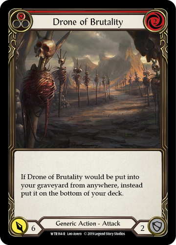 Drone of Brutality (Red) [WTR164-R] Alpha Print Normal - Duel Kingdom