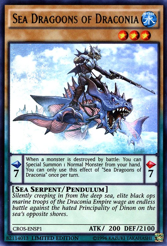 Sea Dragoons of Draconia (CROS-ENSP1) [CROS-ENSP1] Ultra Rare - Duel Kingdom