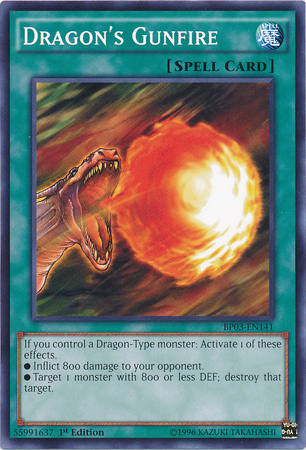 Dragon's Gunfire [BP03-EN141] Common - Duel Kingdom