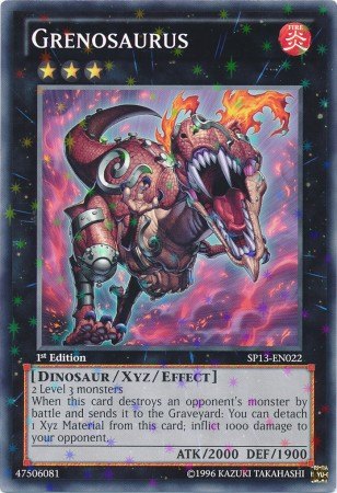 Grenosaurus [SP13-EN022] Starfoil Rare - Duel Kingdom