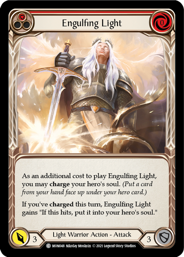Engulfing Light (Red) [MON048] 1st Edition Normal - Duel Kingdom