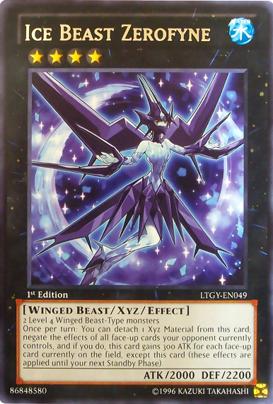 Ice Beast Zerofyne [LTGY-EN049] Rare - Duel Kingdom