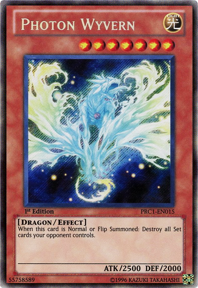 Photon Wyvern [PRC1-EN015] Secret Rare - Duel Kingdom