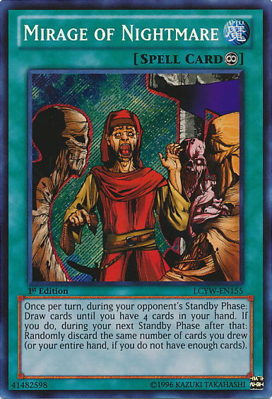 Mirage of Nightmare [LCYW-EN155] Secret Rare - Duel Kingdom