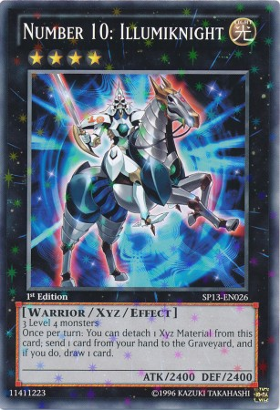 Number 10: Illumiknight [SP13-EN026] Starfoil Rare - Duel Kingdom