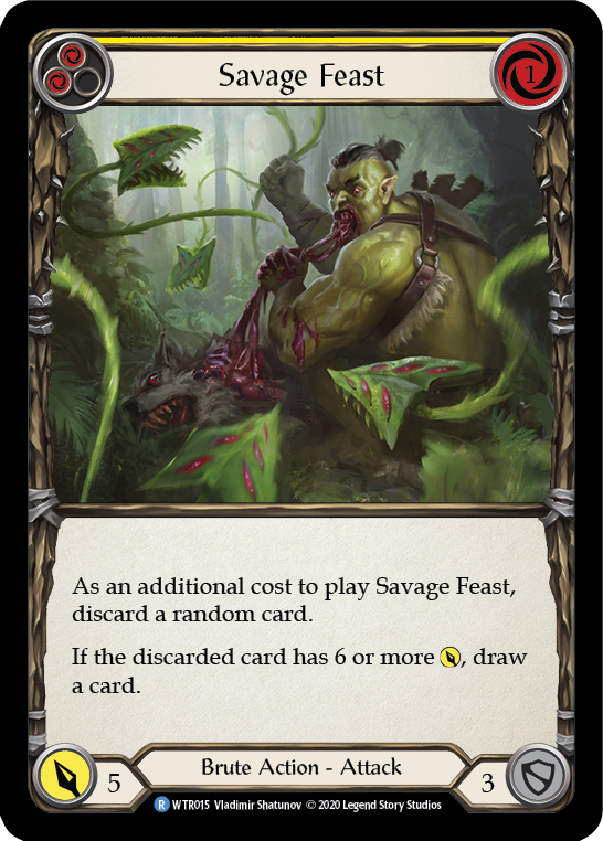 Savage Feast (Yellow) [WTR015] Unlimited Normal - Duel Kingdom