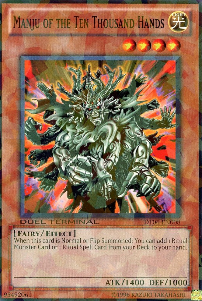 Manju of the Ten Thousand Hands [DT06-EN008] Common - Duel Kingdom