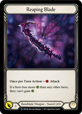 Reaping Blade (Rainbow Foil) [CRU140-RF] Unlimited Rainbow Foil - Duel Kingdom