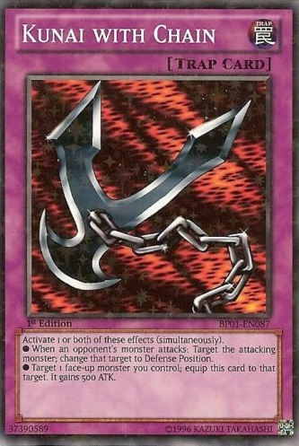 Kunai with Chain [BP01-EN087] Starfoil Rare - Duel Kingdom