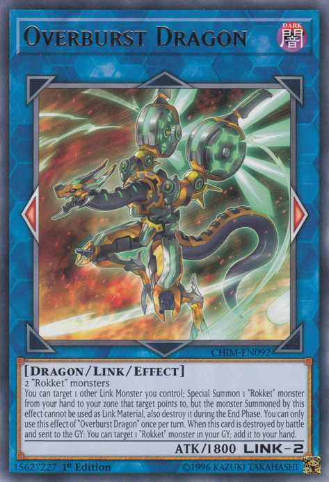 Overburst Dragon [CHIM-EN092] Rare - Duel Kingdom