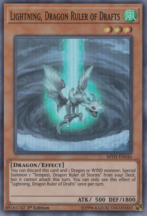 Lightning, Dragon Ruler of Drafts [MYFI-EN046] Super Rare - Duel Kingdom
