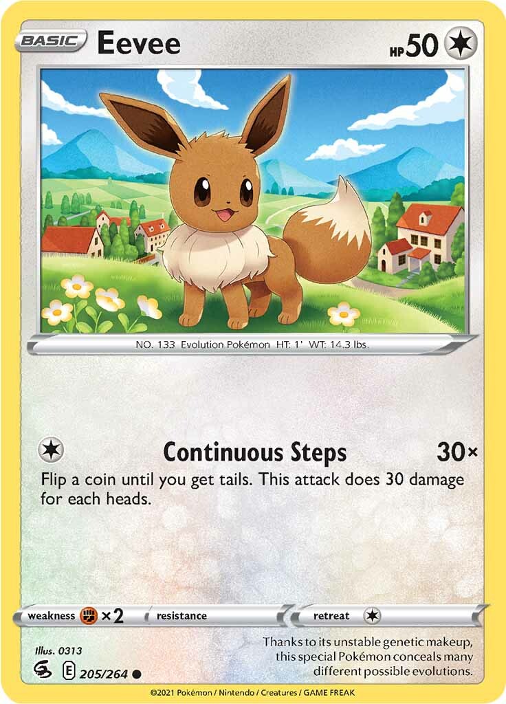 Eevee (205/264) [Sword & Shield: Fusion Strike] - Duel Kingdom