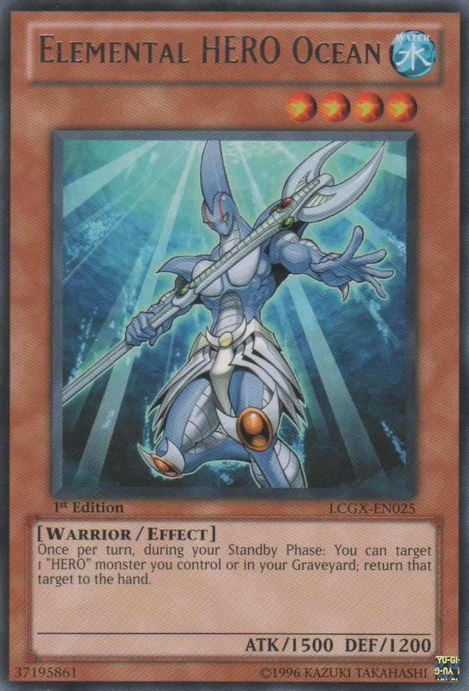 Elemental HERO Ocean [LCGX-EN025] Rare - Duel Kingdom