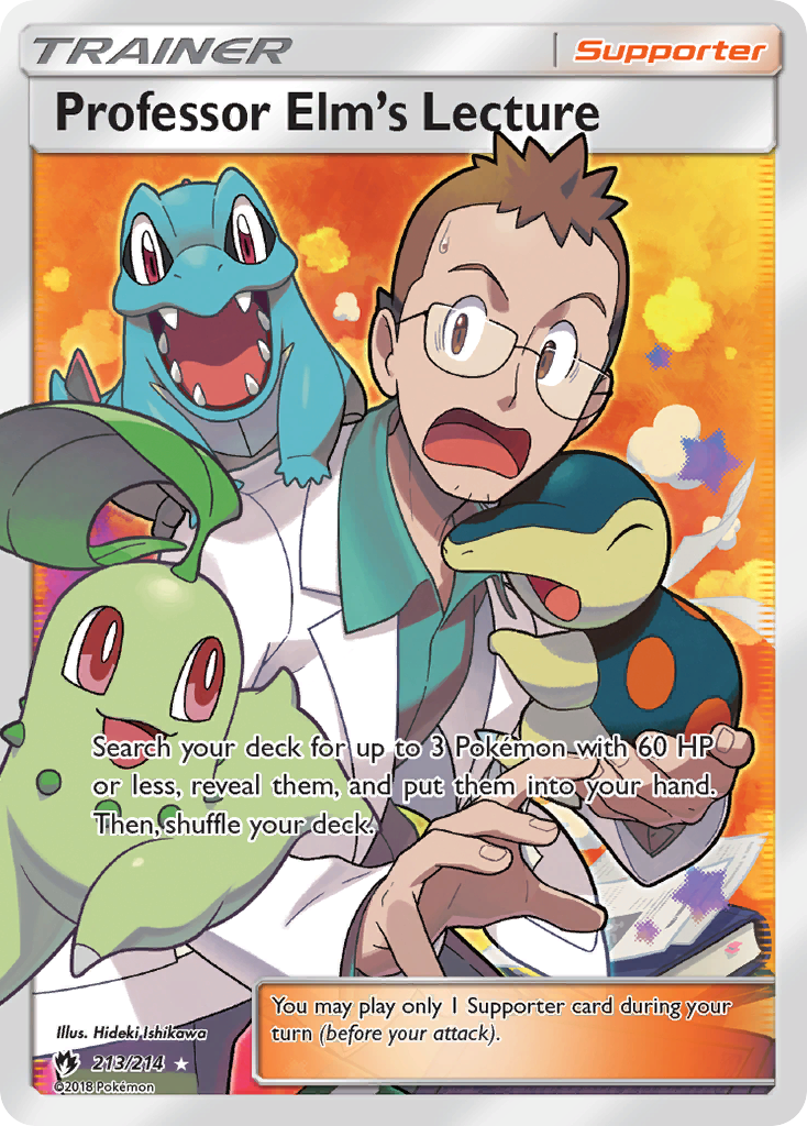 Professor Elm's Lecture (213/214) [Sun & Moon: Lost Thunder] - Duel Kingdom