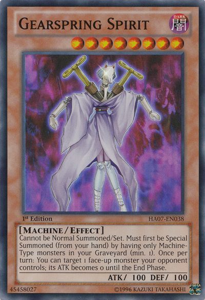 Gearspring Spirit [HA07-EN038] Super Rare - Duel Kingdom