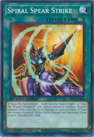 Spiral Spear Strike [SS04-ENA21] Common - Duel Kingdom