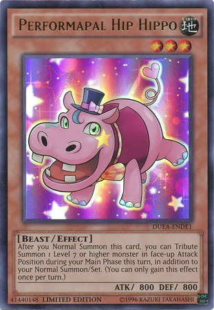 Performapal Hip Hippo [DUEA-ENDE1] Ultra Rare - Duel Kingdom