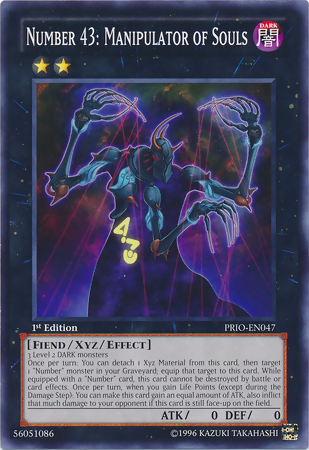 Number 43: Manipulator of Souls [PRIO-EN047] Common - Duel Kingdom