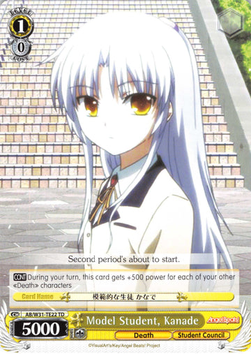 Model Student, Kanade (AB/W31-TE22 TD) [Angel Beats! Re:Edit]