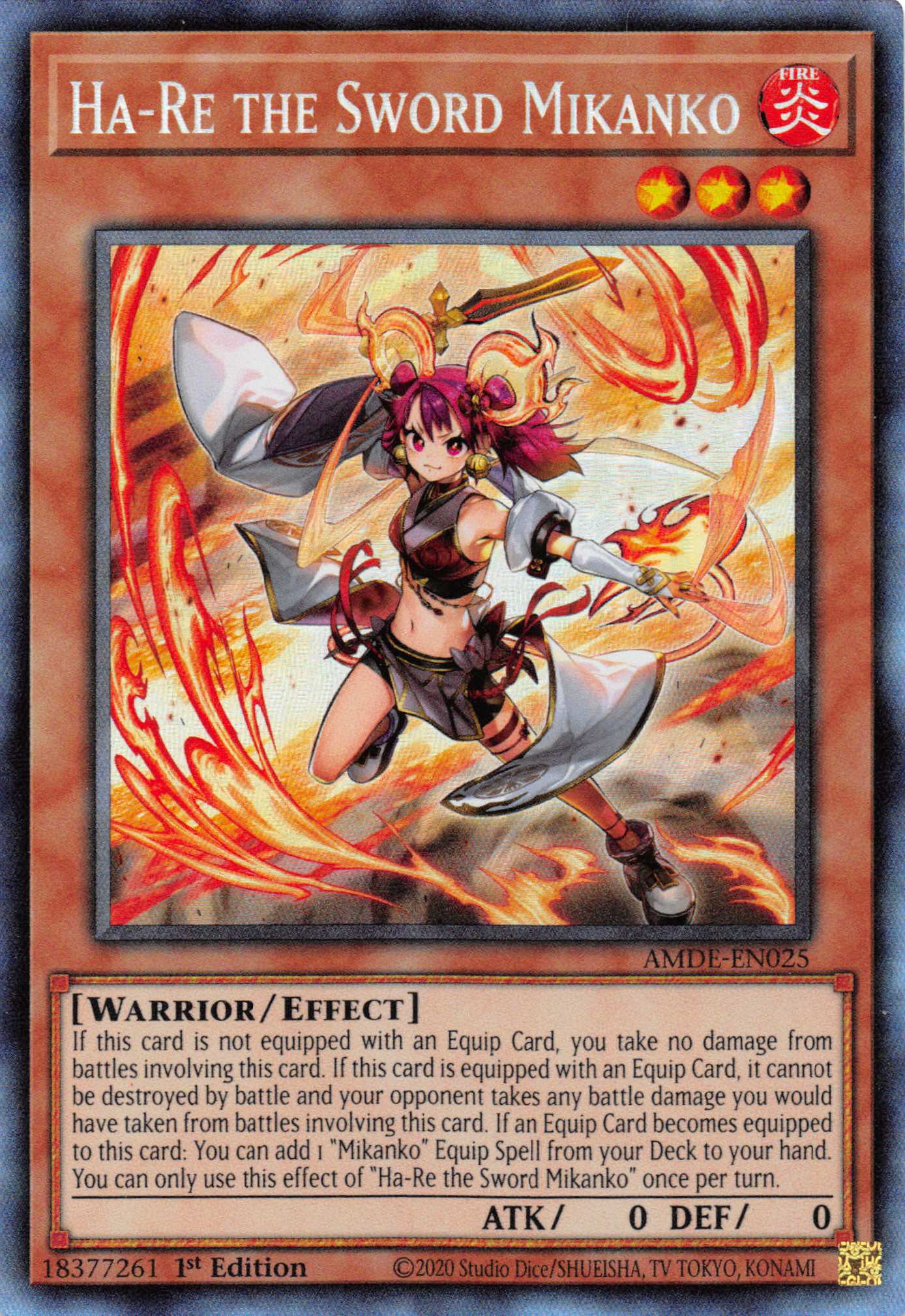 Ha-Re the Sword Mikanko [AMDE-EN025] Collector's Rare