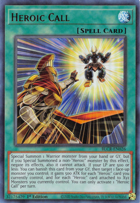 Heroic Call [BLCR-EN026] Ultra Rare