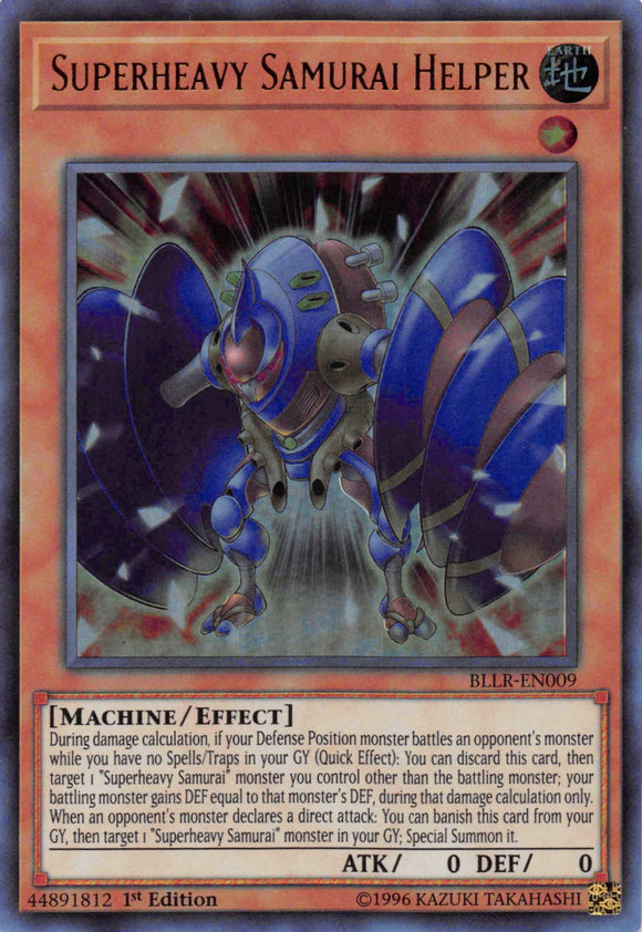 Superheavy Samurai Helper [BLLR-EN009] Ultra Rare