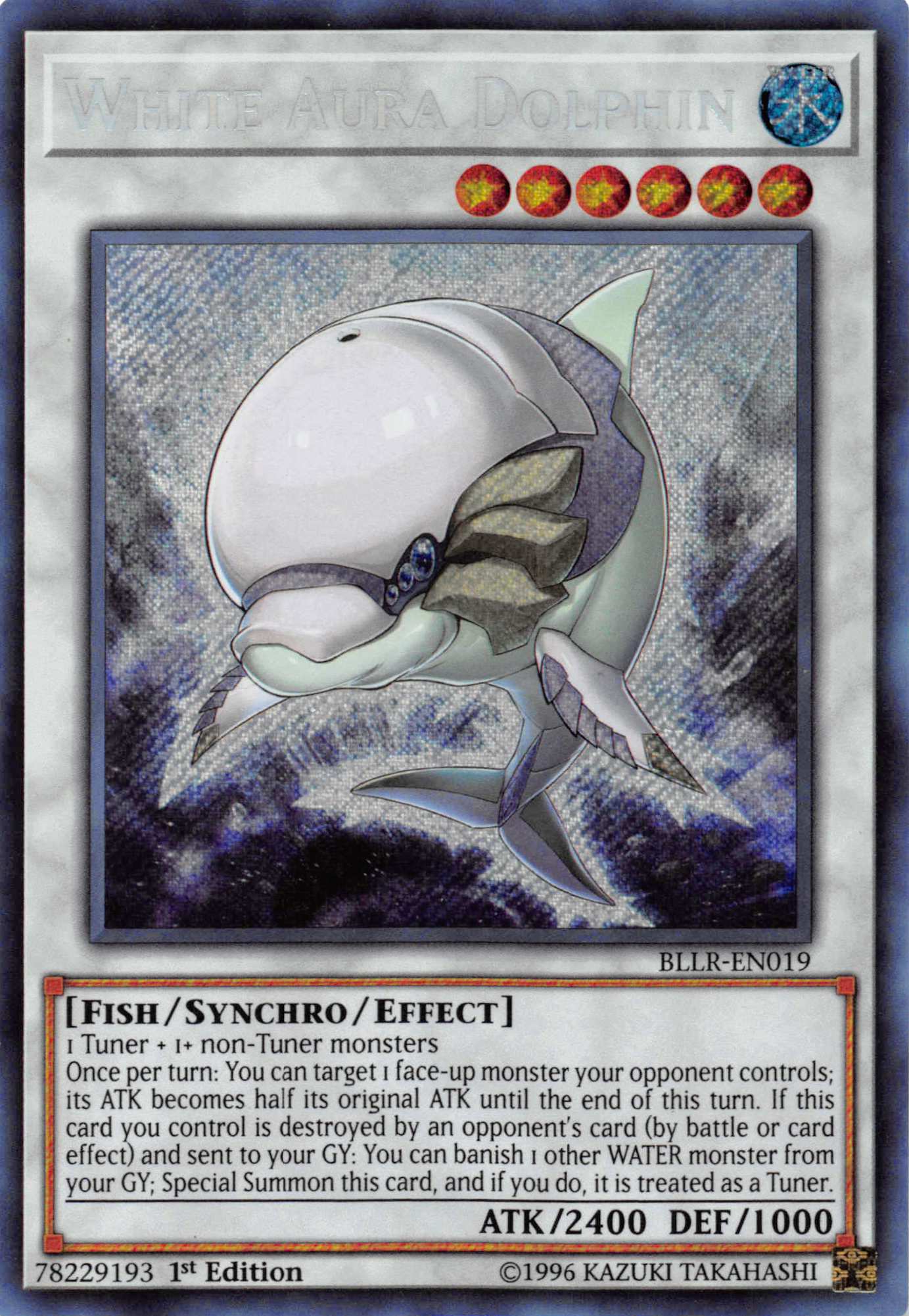 White Aura Dolphin [BLLR-EN019] Secret Rare