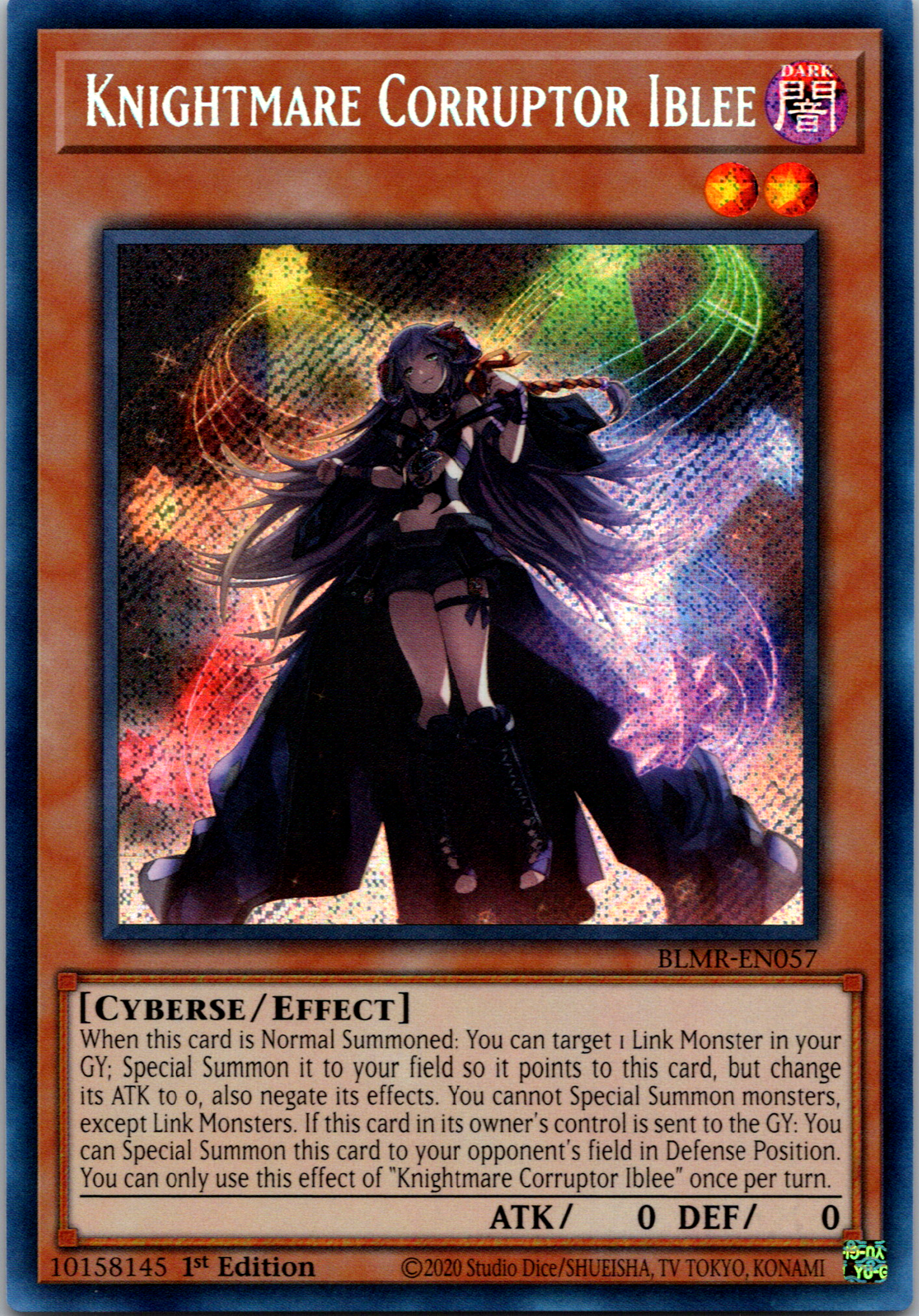 Knightmare Corruptor Iblee [BLMR-EN057] Secret Rare