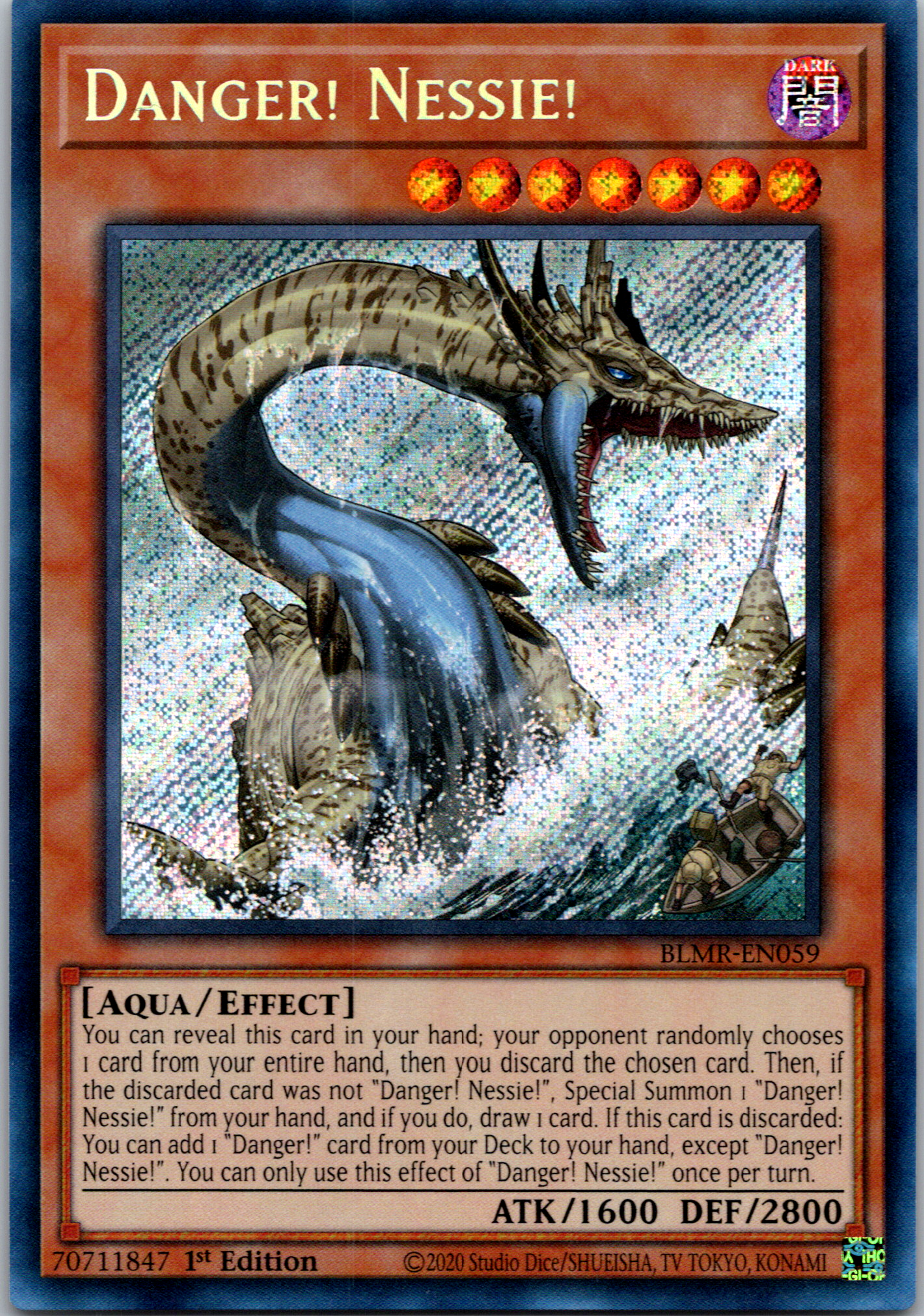 Danger! Nessie! [BLMR-EN059] Secret Rare