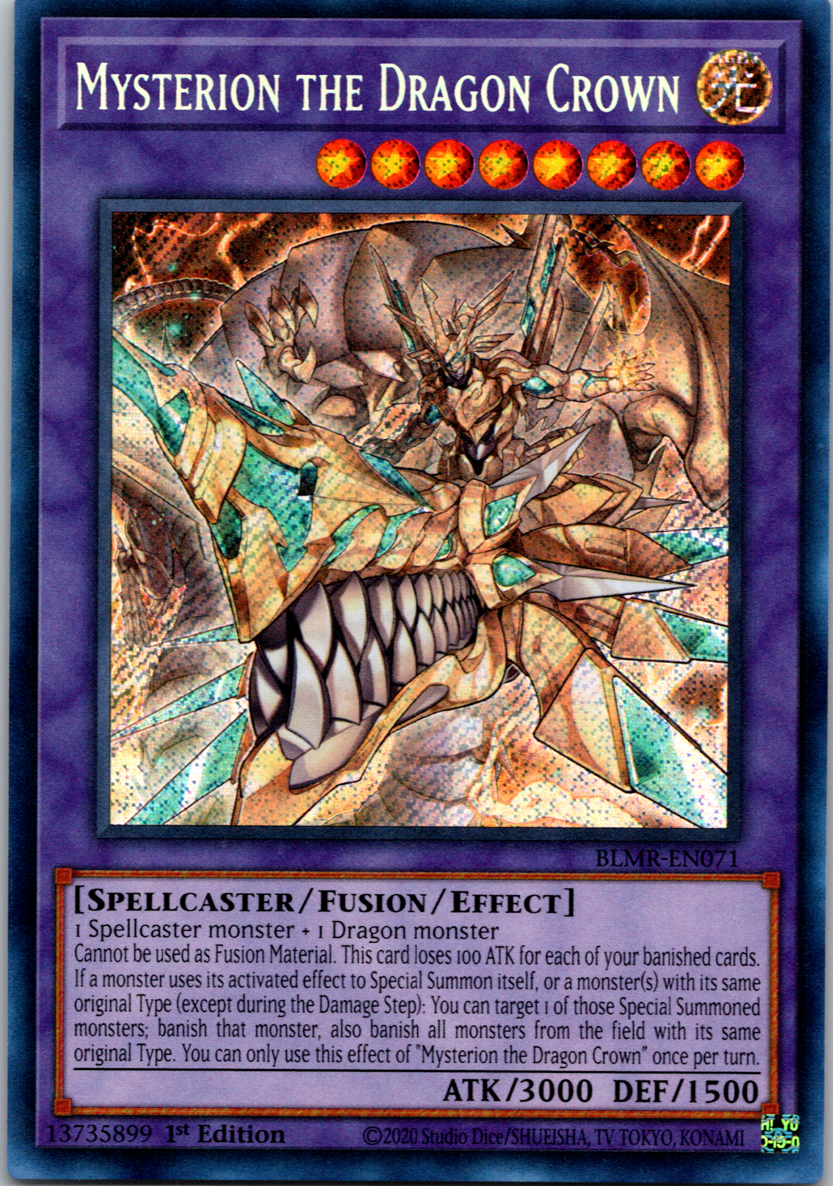 Mysterion the Dragon Crown [BLMR-EN071] Secret Rare