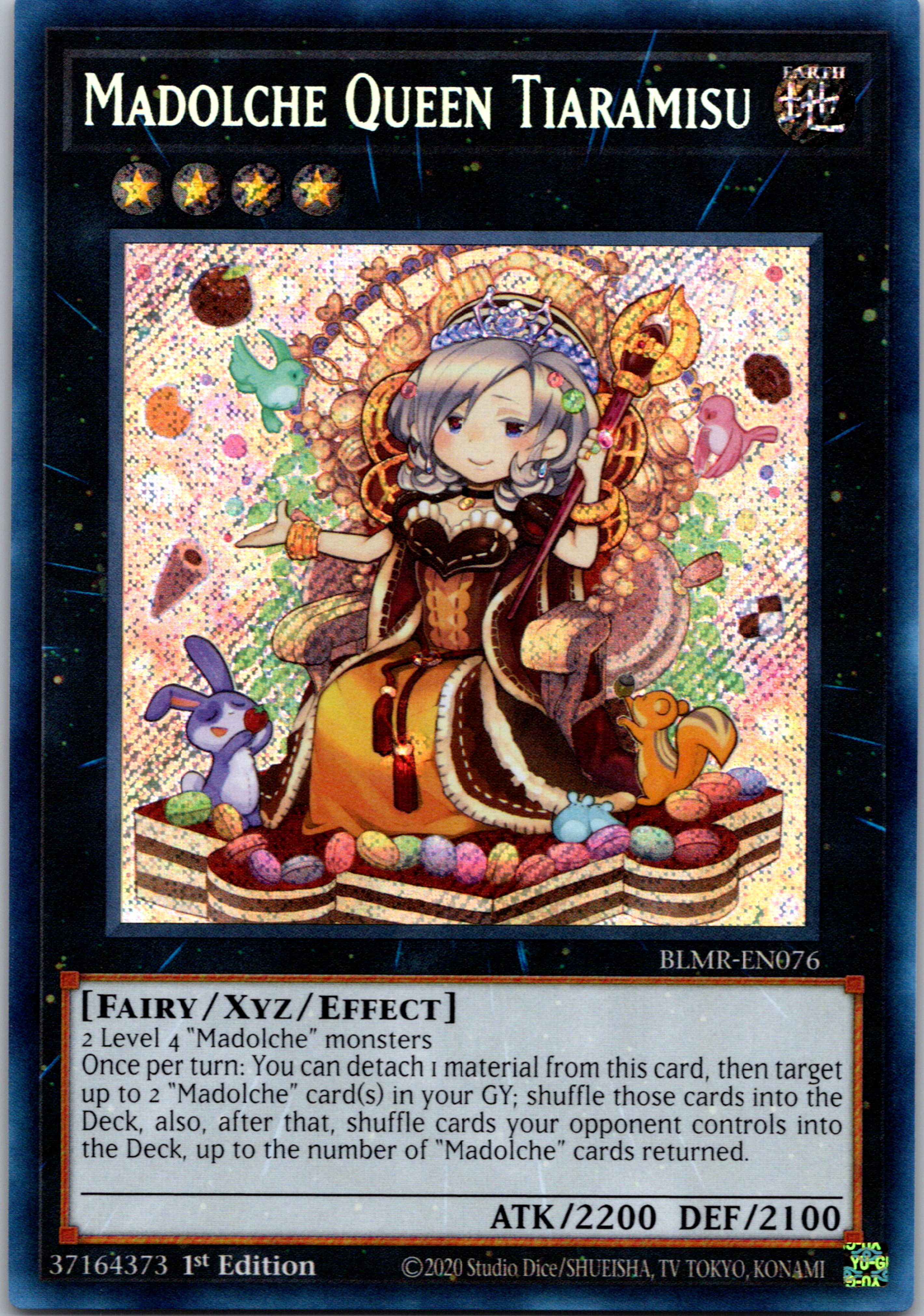 Madolche Queen Tiaramisu [BLMR-EN076] Secret Rare