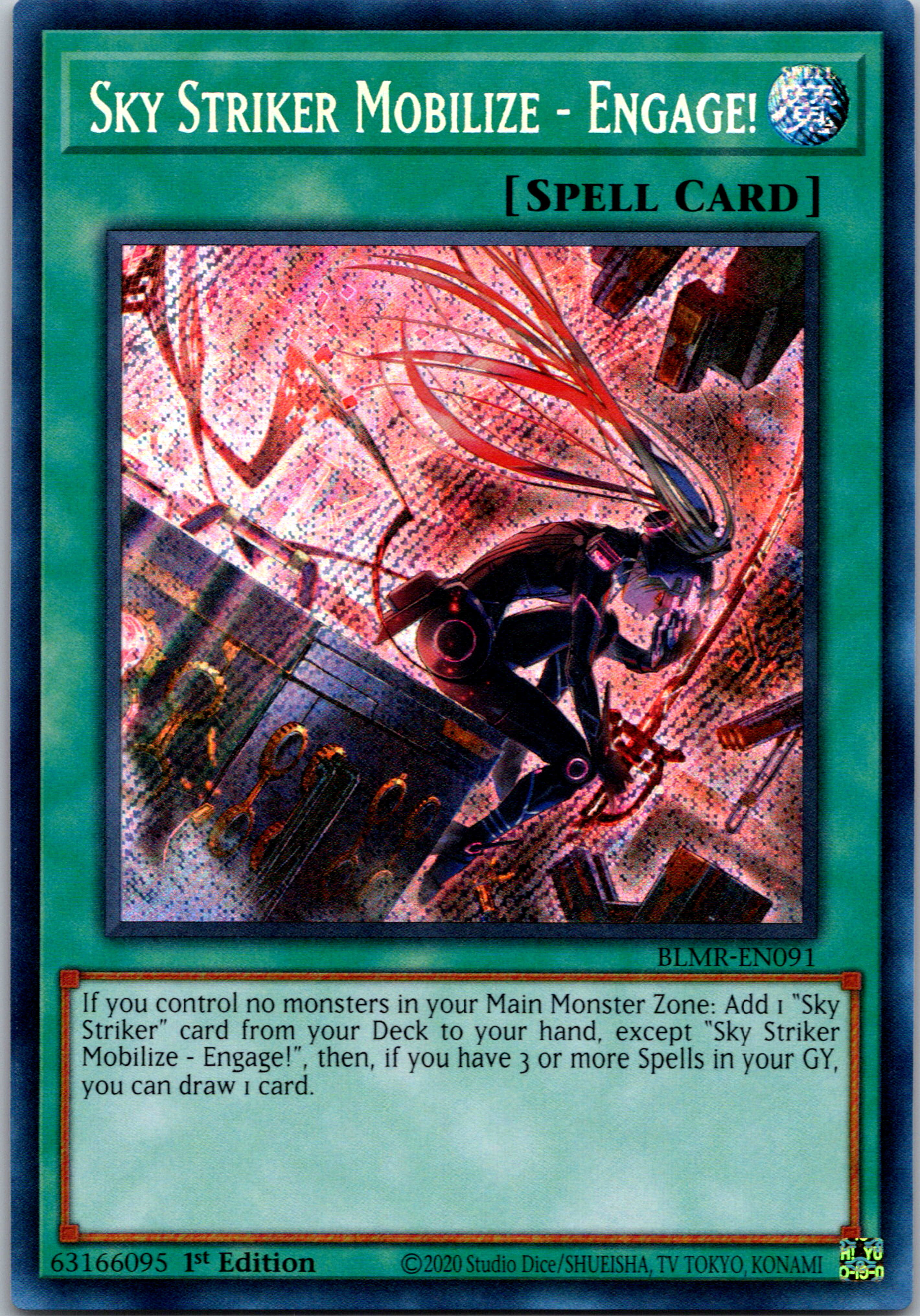 Sky Striker Mobilize - Engage! [BLMR-EN091] Secret Rare