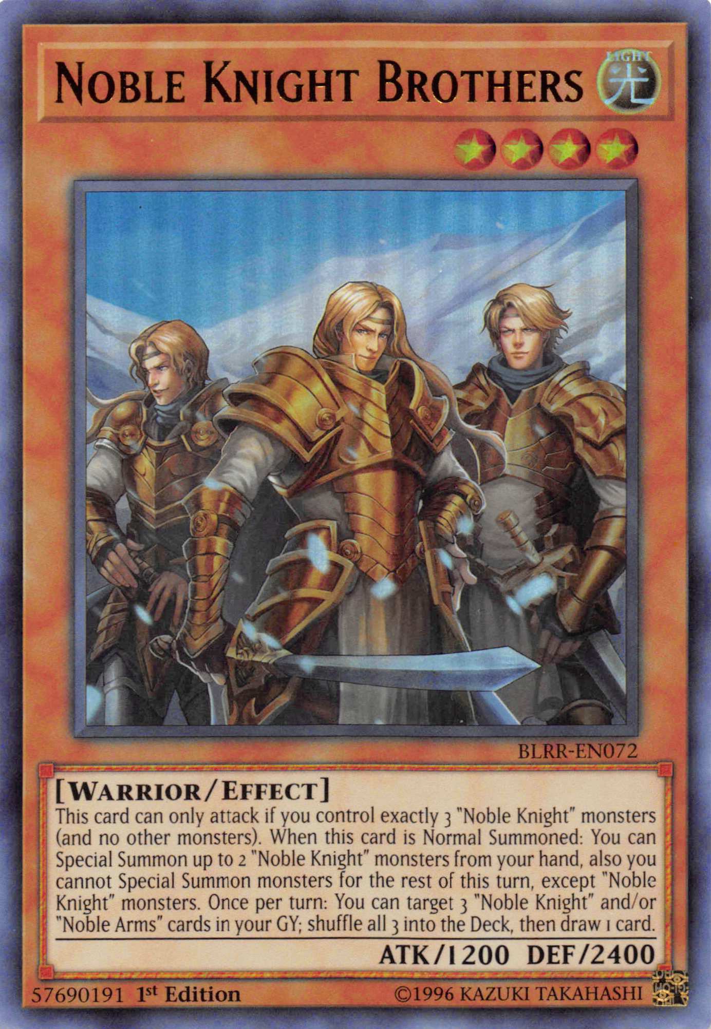 Noble Knight Brothers [BLRR-EN072] Ultra Rare