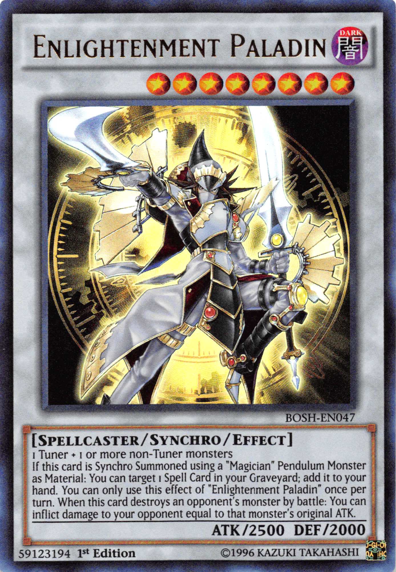 Enlightenment Paladin [BOSH-EN047] Ultra Rare