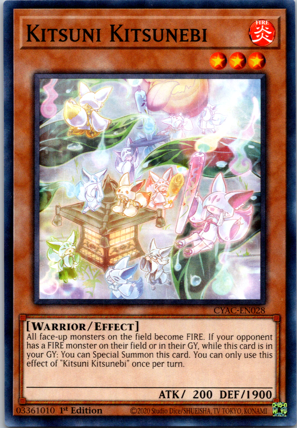 Kitsuni Kitsunebi [CYAC-EN028] Common